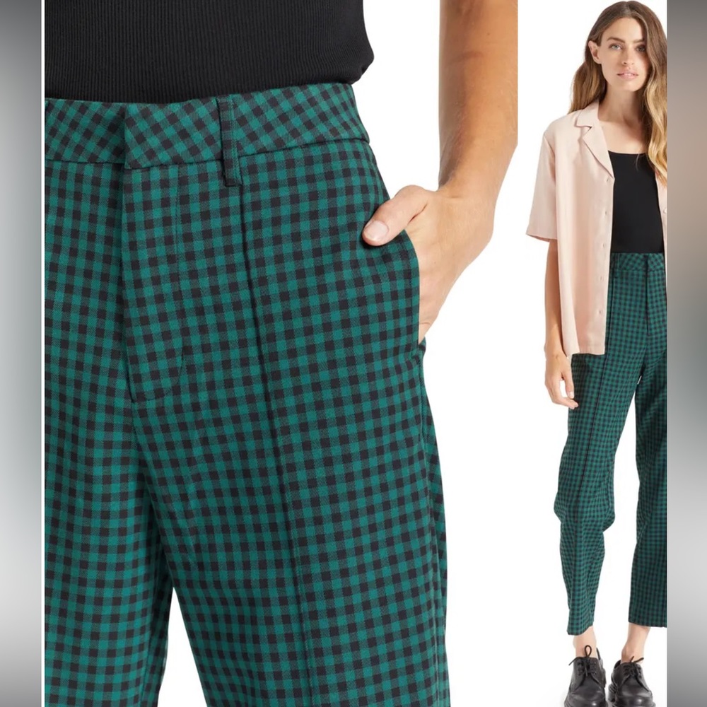 ❌ SOLD // Brixton High-Waist Retro Ankle Trousers